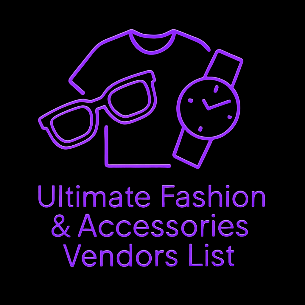 Ultimate Fashion & Accessories Vendors List